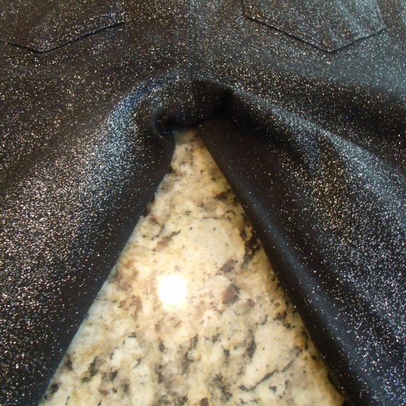 Guess Power Skinny Black Mysteek Wash Glitter Jean - Picture 8 of 16